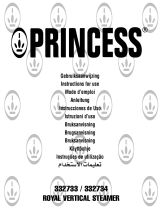 Princess 332733 Vertical Steamer Manuale del proprietario