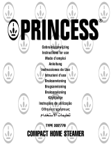 Princess 332770 Princess Compact Home Steamer Manuale del proprietario