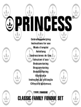 Princess Family Fondue Set Manuale del proprietario
