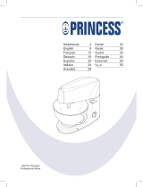 Princess Professional Mixer Manuale del proprietario