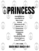 Princess 112336 silver multi snack 4 in 1 Manuale del proprietario