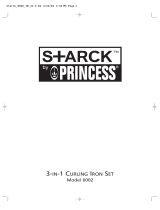 Princess Starck 3-in-1 Curling Iron Set Istruzioni per l'uso