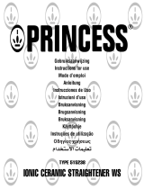 Princess White Satin Ionic Cer. Straightener Istruzioni per l'uso
