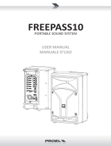 PROEL FREEPASS10 Manuale utente