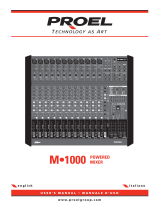PROEL M-1000 Manuale utente