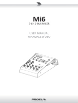 PROEL Mi6 Manuale utente