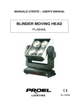 PROEL Moving Head Led Manuale utente
