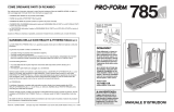 ProForm 785xt Treadmill Manuale del proprietario