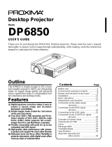 Proxima ASA DP6850 Manuale utente