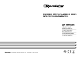 Roadstar CDR-4200CD-BK Manuale del proprietario