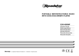 Roadstar CDR-4200MP Manuale del proprietario