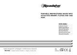 Roadstar CDR-4550U/RD Manuale del proprietario
