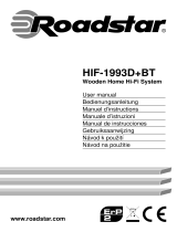 Roadstar HIF-1993D+BT Manuale utente