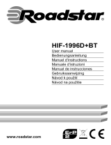 Roadstar HIF-1996D+BT Manuale utente
