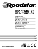 Roadstar HRA-1782ND+BT Manuale utente