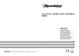Roadstar TRA-1957/CR Manuale del proprietario