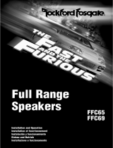 Rockford Fosgate Fast and Furious FFC69 Manuale utente