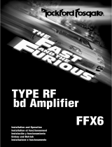 Rockford Fosgate FFX6 Manuale utente