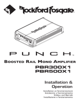 Rockford Fosgate Punch PBR300X1 Manuale utente