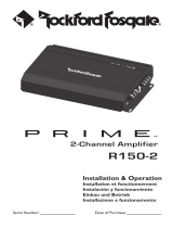 Rockford Fosgate Prime R150-2 Manuale utente