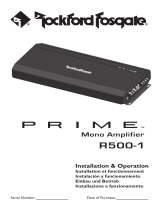 Rockford Fosgate R500-1 Manuale utente