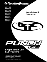 Rockford Fosgate Punch HE RFP3406 Manuale utente