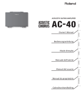 Roland AC-40 Manuale del proprietario