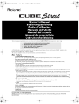 Roland CUBE STREET Manuale del proprietario