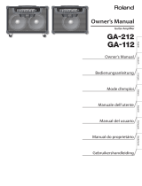 Roland GA-112 Manuale utente