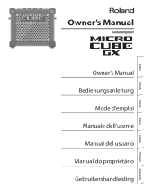 Roland MICRO CUBE GX (Black) Manuale del proprietario