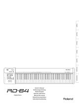 Roland RD-64 Manuale del proprietario