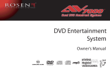 Rosen Entertainment Systems AV7000 Manuale utente