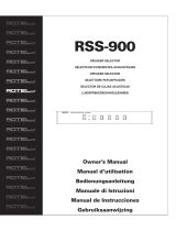 Rotel RSS900 Manuale del proprietario