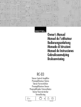 Rotel RC-03 Manuale del proprietario
