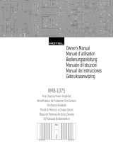 Rotel RMB-1075 Manuale utente