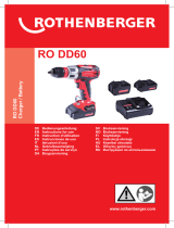 Rothenberger Akku-Bohrschrauber RO DD60 Manuale utente