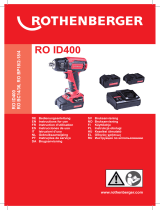 Rothenberger Impact drive RO ID400 Manuale utente