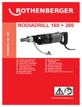Rothenberger Drill motor RODIADRILL Manuale utente