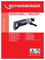 Rothenberger Dry drill motor RODIADRILL 1800 DRY Manuale utente