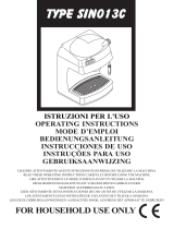 Saeco SIN 007 Operating Instructions Manual