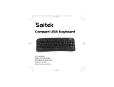 Saitek Compact USB Keyboard Manuale del proprietario