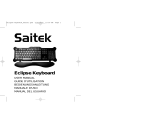 Saitek Eclipse Keyboard Manuale utente