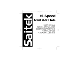 Saitek Hi-Speed USB 2.0 Hub Manuale utente
