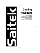 Saitek Gamers Keyboard Manuale del proprietario