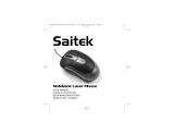 Saitek Notebook Laser Mouse Manuale utente