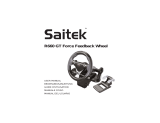Saitek R660 GT Force Feedback Wheel Manuale utente