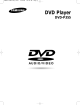 Samsung DVD-P355 Manuale utente