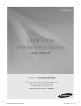 Samsung HT-D423HWXZF Manuale utente