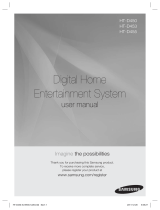 Samsung HT-D450 Manuale utente