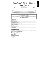 SanDisk SDV2-A-A30 - Photo Album - Digital AV Player Manuale utente